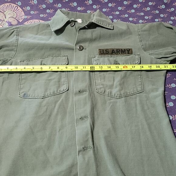 Vintage OD Green Army Overshirt - Badass - Picture 8 of 10